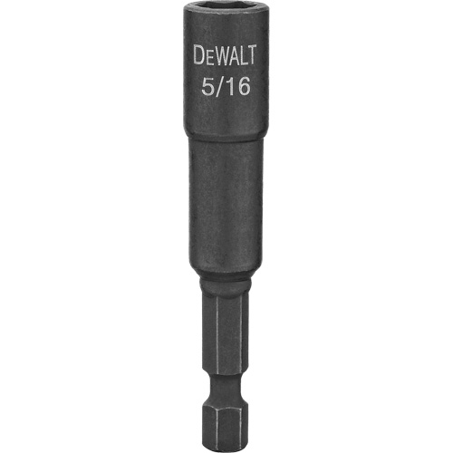 Impact Ready Magnetic Nut Driver, Hex, 1/4" Tip, 5/16" Drive Size, 2-9/16" Length Moffatt Supply & Specialties