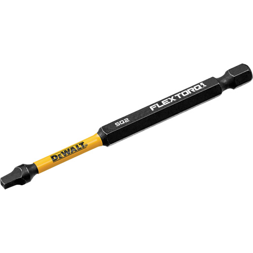 FLEXTORQ&reg; Impact Ready Screwdriver Bit, Square, #2 Tip, 1/4" Drive Size, 3-1/2" Length Moffatt Supply & Specialties