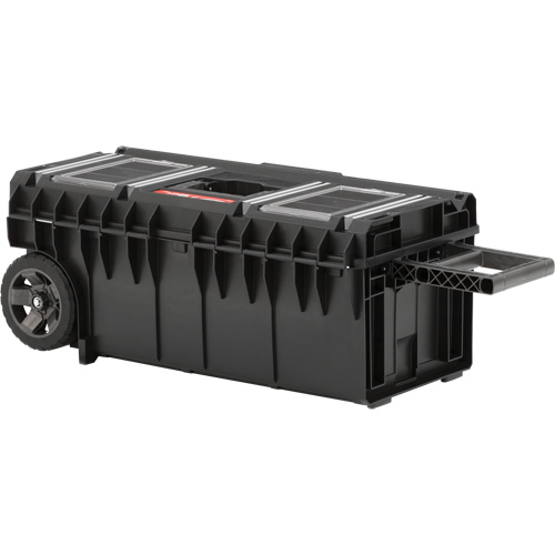 Arx Long Rolling Tool Chest, 31-1/5" x 15-1/5" x 12-7/10", Black Moffatt Supply & Specialties