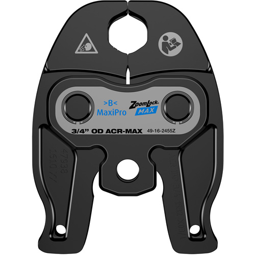 3/4" ZoomLock&reg; MAX Press Jaw for M12 FORCE LOGIC Press Tools Moffatt Supply & Specialties
