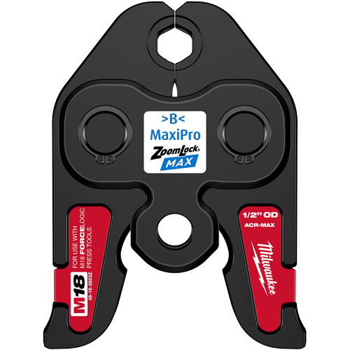 M&acirc;choire de presse ZoomLock MAX 1/2" pour outils de presse M18 FORCE LOGIC Moffatt Supply & Specialties
