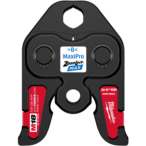 M&acirc;choire de presse ZoomLock MAX 3/4" pour outils de presse M18 FORCE LOGIC Moffatt Supply & Specialties