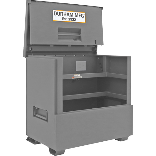 Coffre de style piano pour le chantier de 38,3 pi3, 48-1/2" la x 33-7/8" p x 49-7/16" h, Gris Moffatt Supply & Specialties