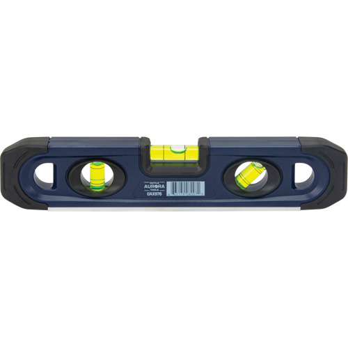 Torpedo Level, 9" L, 3 Vials, Magnetic Moffatt Supply & Specialties