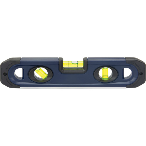 Torpedo Level, 9" L, 3 Vials, Magnetic Moffatt Supply & Specialties