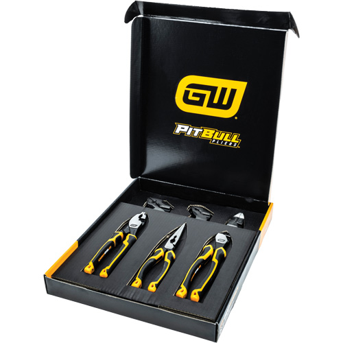 PITBULL Dual Material Mixed Plier Set, 6 Pieces Moffatt Supply & Specialties