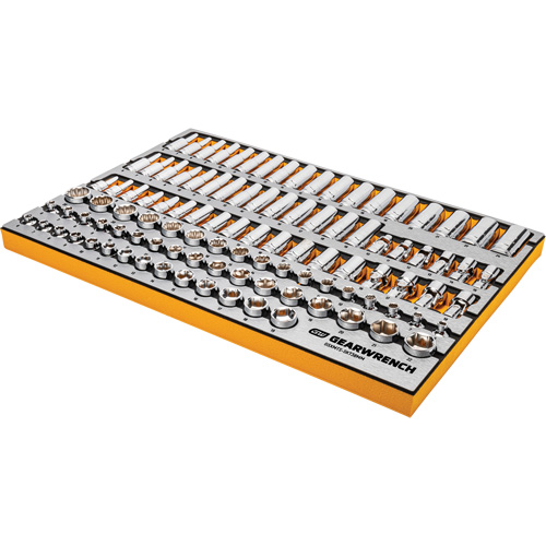 MEGAMOD Master Mechanics Tool Set in Premium Modular Foam Trays with Tool Storage, 1024 Pieces Moffatt Supply & Specialties