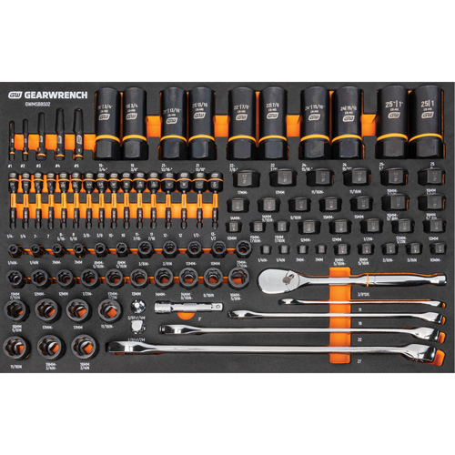 97-Piece Bolt Biter Mechanics Tool Set in Foam Storage Tray Moffatt Supply & Specialties