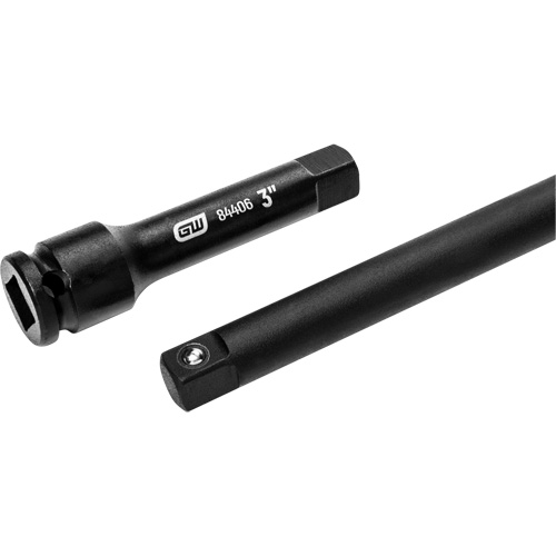 Jeu de rallonges &agrave; chocs, Prise de 3/8", Fini Phosphate de mangan&egrave;se, 4 Mcx Moffatt Supply & Specialties