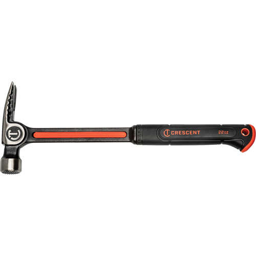 Marteau de charpente en acier avec face meul&eacute;e, 22 oz, Prise en Acier plein, 16" lo Moffatt Supply & Specialties