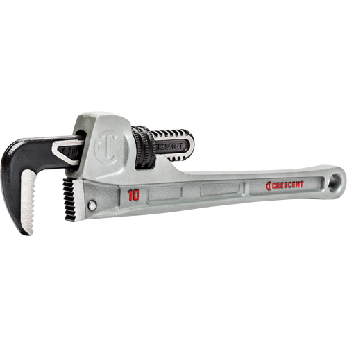 Cl&eacute; pour tuyau &agrave; m&acirc;choires &eacute;troite, Cap des m&acirc;choires 1-9/10", Longueur 10", Fini Rev&ecirc;tement en poudre, Prise Aucune Moffatt Supply & Specialties