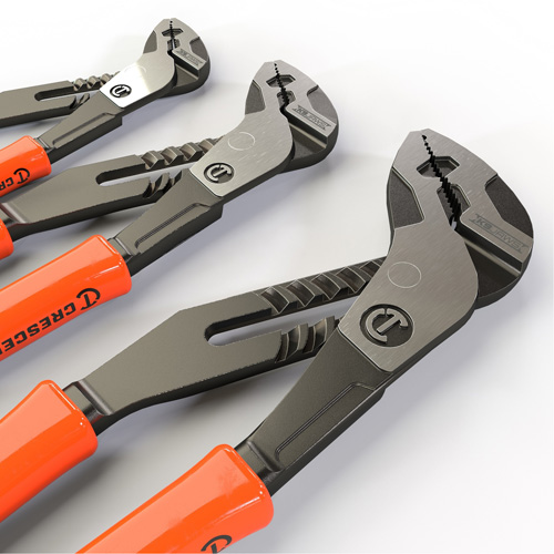 Z2 K9 Straight Jaw Dipped Handle Tongue & Groove Plier Set, 3 Pieces Moffatt Supply & Specialties