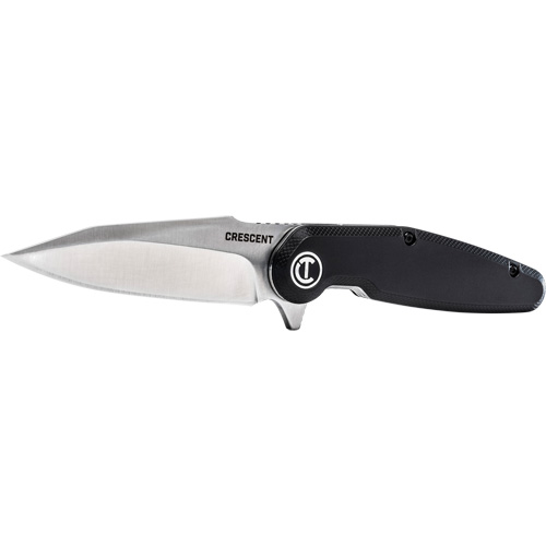 Harpoon Blade Composite Handle Pocket Knife, 3-1/2" Blade, Steel Blade, Plastic Handle Moffatt Supply & Specialties