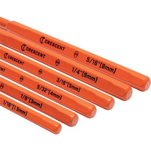 Jeu de poinçon-aiguilles, 6 morcea Moffatt Supply & Specialties