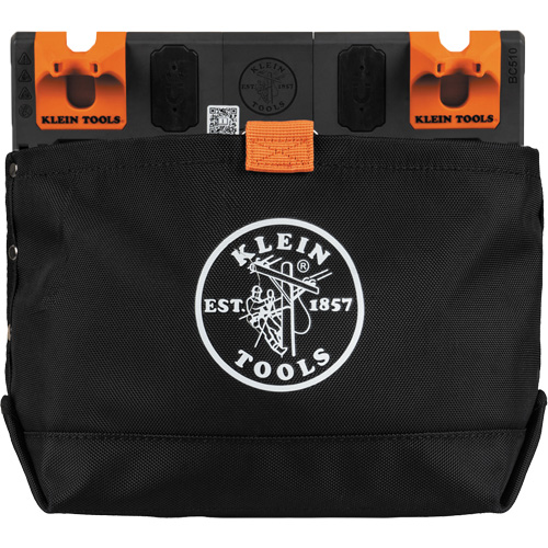 Module de poche pour quincaillerie avec crochet en S Bucket Work Centre, Nylon, 1 pochettes, Noir/Orange Moffatt Supply & Specialties