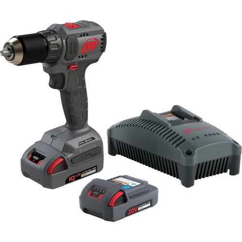Ensemble de perceuse-tournevis compact sans fil, Lithium-ion, 20 V, Mandrin 1/2", Couple 37 lb-pi Moffatt Supply & Specialties