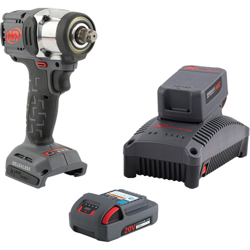 Compact Cordless Impact Wrench Kit, 20 V, 1/2" Socket Moffatt Supply & Specialties