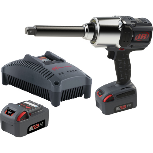 Cordless Impact Wrench Kit with Friction Ring Thru-Hole, 20 V, 3/4" Socket Moffatt Supply & Specialties