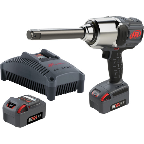 Cordless Impact Wrench Kit with Friction Ring Thru-Hole, 20 V, 1" Socket Moffatt Supply & Specialties