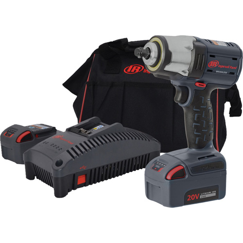 Compact High Torque Cordless Impact Wrench Kit, 20 V, 3/8" Socket Moffatt Supply & Specialties