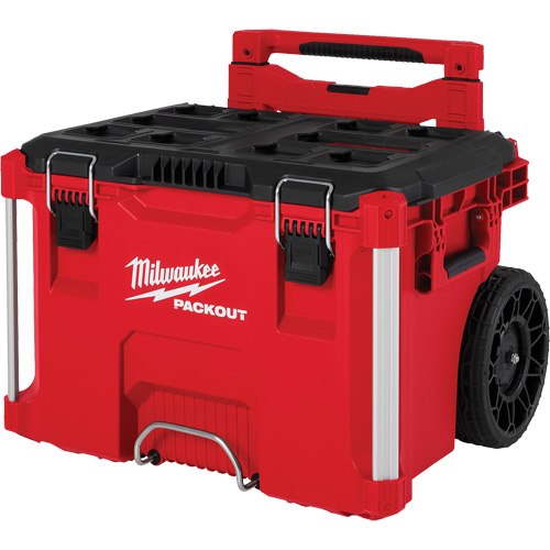 Boîte &agrave; outils sur roues PACKOUT, 18" x 22" x 19-1/2", Noir/Rouge Moffatt Supply & Specialties
