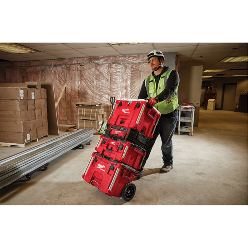 Boîte &agrave; outils sur roues PACKOUT, 18" x 22" x 19-1/2", Noir/Rouge Moffatt Supply & Specialties