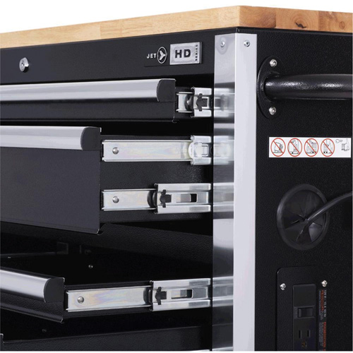 HDRC5212 HD Series Roller Cabinet, 12 Drawers, 51-1/4" W x 21" D x 40-3/10" H, Black Moffatt Supply & Specialties