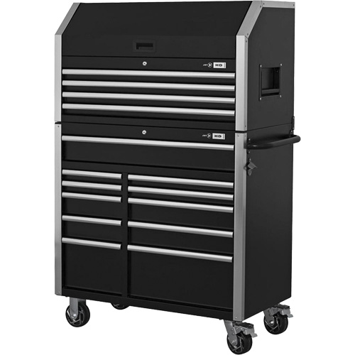 HDCC-4115 HD Series Toolbox Combo, 21-1/2" D x 44-1/5" W x 63-3/10" H, Black Moffatt Supply & Specialties
