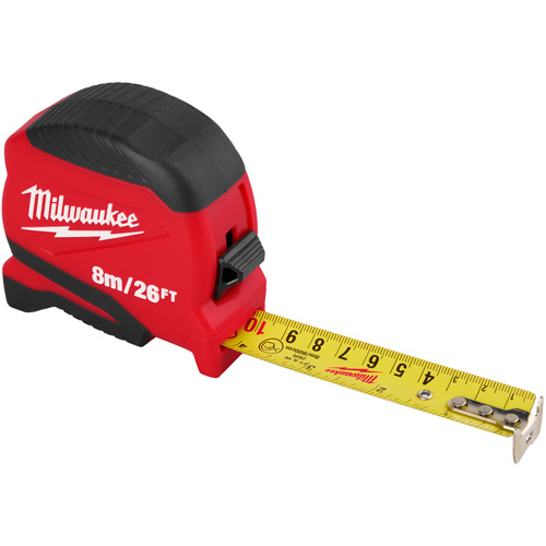 Compact Tape Measure, 1" x 26' Moffatt Supply & Specialties