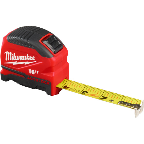 Auto-Lock Tape Measure, 1" x 16' Moffatt Supply & Specialties