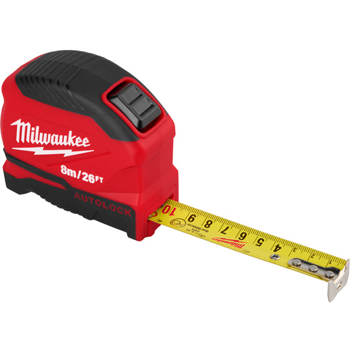 Auto-Lock Tape Measure, 1" x 26' Moffatt Supply & Specialties