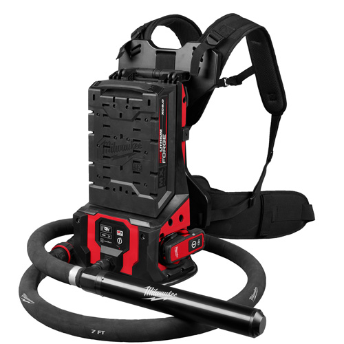 MX FUEL Backpack High Cycle Concrete Vibrator Kit with 7' Whip / 1.75" Head Moffatt Supply & Specialties