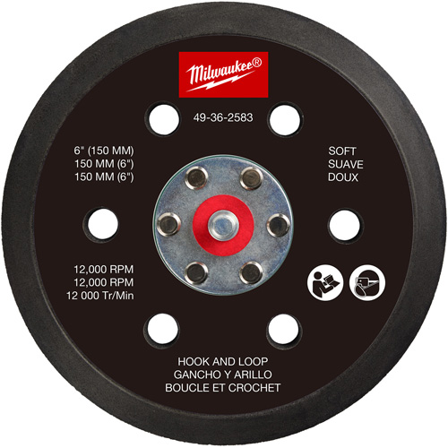 Ensemble de ponceuse orbitale al&eacute;atoire 6" M12 FUEL Moffatt Supply & Specialties