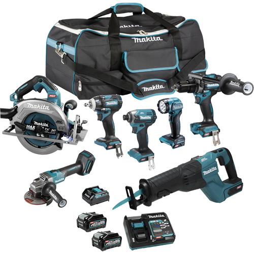 XGT Brushless 7-Tool Combo Kit, Lithium-Ion, 40 V Moffatt Supply & Specialties