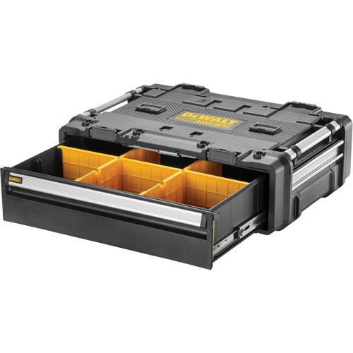 Tiroir 2.0 DXL TOUGHSYSTEM, 30" x 21-13/20" x 9-17/20", Noir/Jaune Moffatt Supply & Specialties