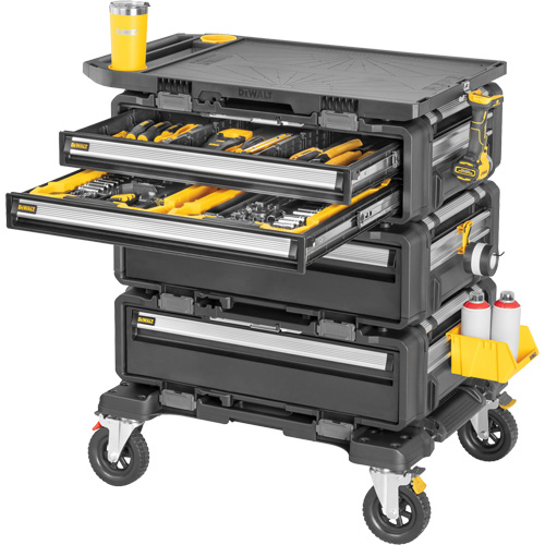 Poste de travail modulaire 5-en-1 TOUGHSYSTEM 2.0 DXL, 34" x 25-4/5" x 39", Noir/Jaune Moffatt Supply & Specialties