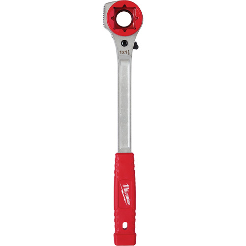 Lineman's High-Leverage Ratcheting Wrench with Milled Strike Face, 3/4"/1"/1-1/8" Drive, Ergonomic Handle Moffatt Supply & Specialties