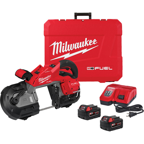 M18 FUEL Deep Cut Dual Trigger Band Saw Kit, 18 V, 5" Capacity Moffatt Supply & Specialties
