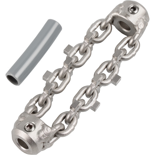 Chaîne de nettoyage de tuyaux de 2" pour c&acirc;ble de serpent &agrave; chaîne de 1/4" Moffatt Supply & Specialties