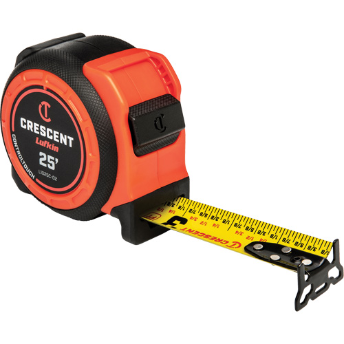 CONTROLTOUCH Tape Measure, 1-3/16" x 25', SAE Graduations Moffatt Supply & Specialties