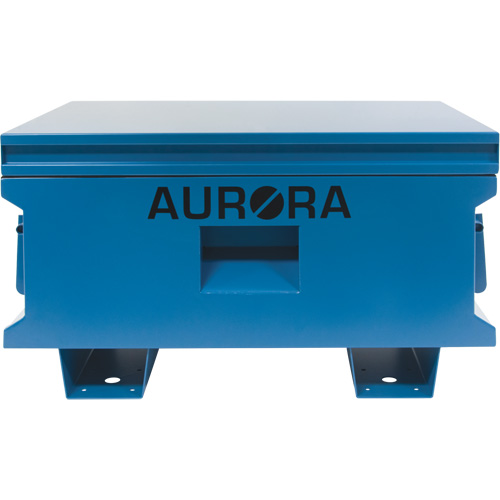 Jobsite Tool Box, 33" x 20-3/10" x 18-3/10", Steel, Blue Moffatt Supply & Specialties
