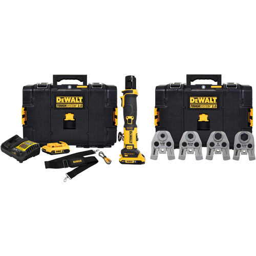 Compact Press Tool Kit with CTS Jaws, 1/2" - 1-1/4", Power Driven Moffatt Supply & Specialties