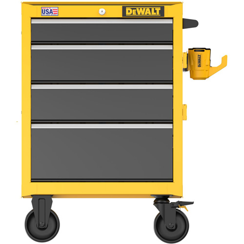Heavy-Duty Rolling Tool Chest, 4 Drawers, 26" W x Yellow Moffatt Supply & Specialties