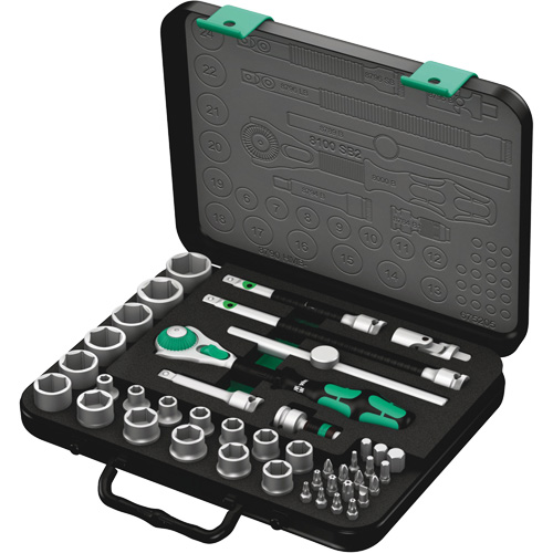 Jeu de cliquets rapides Zyklop 8100 SB 2, 43 Mcx, Prise de 3/8" Moffatt Supply & Specialties