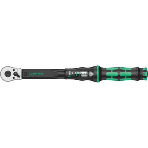 Click-Torque B2 Torque Wrench with Reversible Ratchet, Click, 3/8" Square Drive, 20 - 100 Nm Moffatt Supply & Specialties