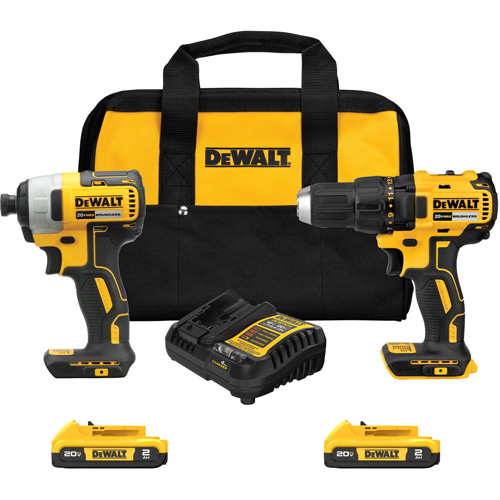 Ensemble de tournevis &agrave; chocs & perceuse, Lithium-ion, 20 V Moffatt Supply & Specialties
