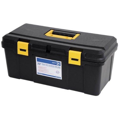 Coffre &agrave; outils portatif en plastique JPTB-22, 22" la x 10-1/4" p x 9-1/2" h, Noir Moffatt Supply & Specialties