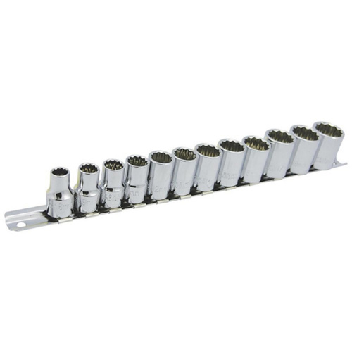 SS3812M-12 12-Point Metric Socket Set, 12 Pcs, 3/8" Drive Size Moffatt Supply & Specialties