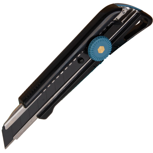 READYEDGE 18mm Professional Knife with Ratchet, Stainless Steel, Heavy-Duty, Plastic Handle Moffatt Supply & Specialties