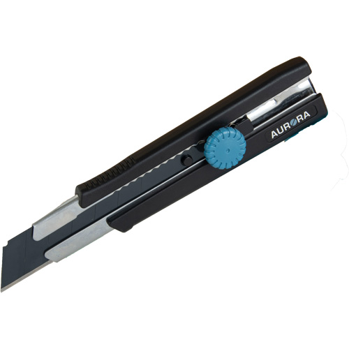 Couteau r&eacute;tractable de 25 mm READYEDGE, Acier inoxydable, Robuste, Prise en Caoutchouc Moffatt Supply & Specialties